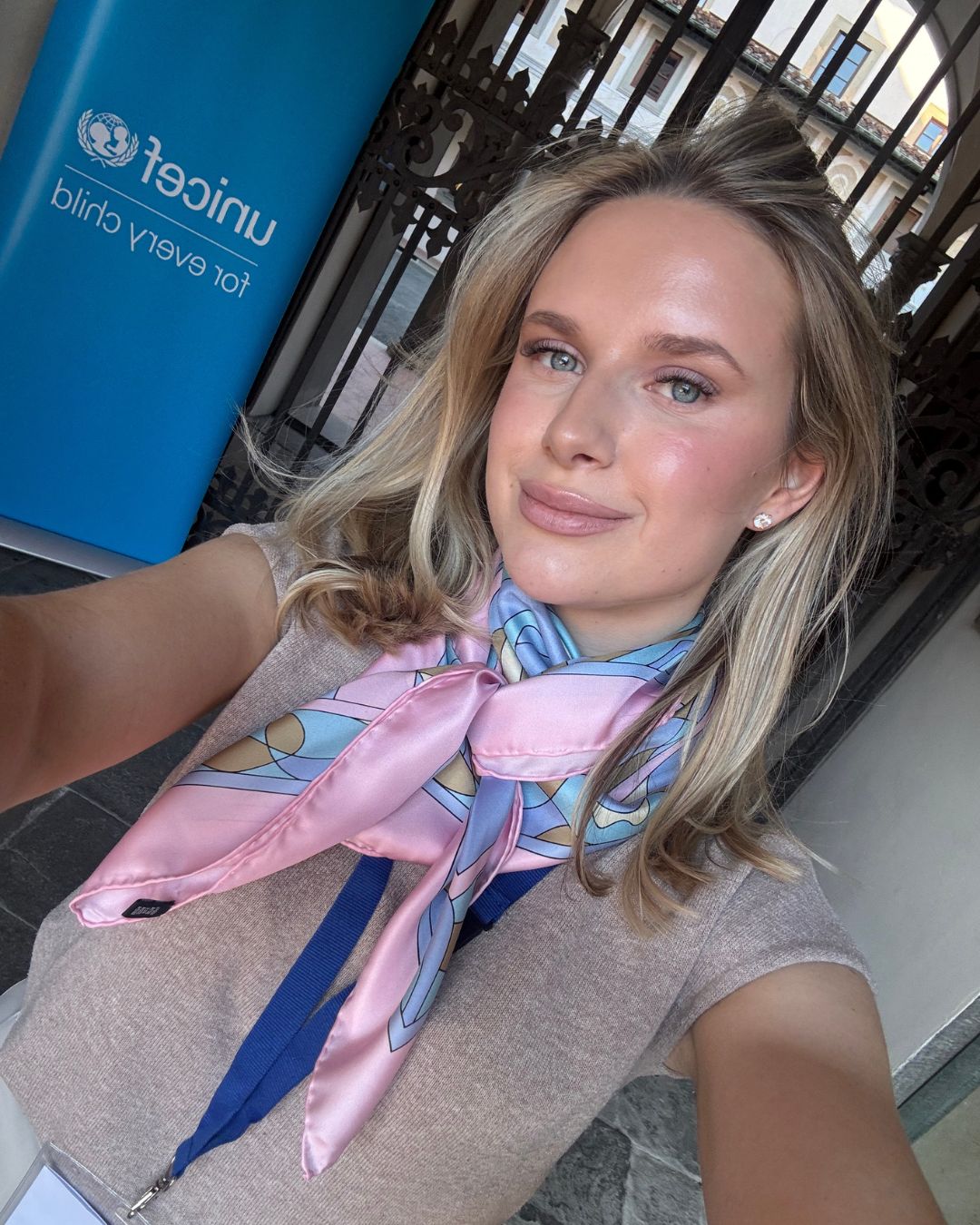 Antonia at UNICEF