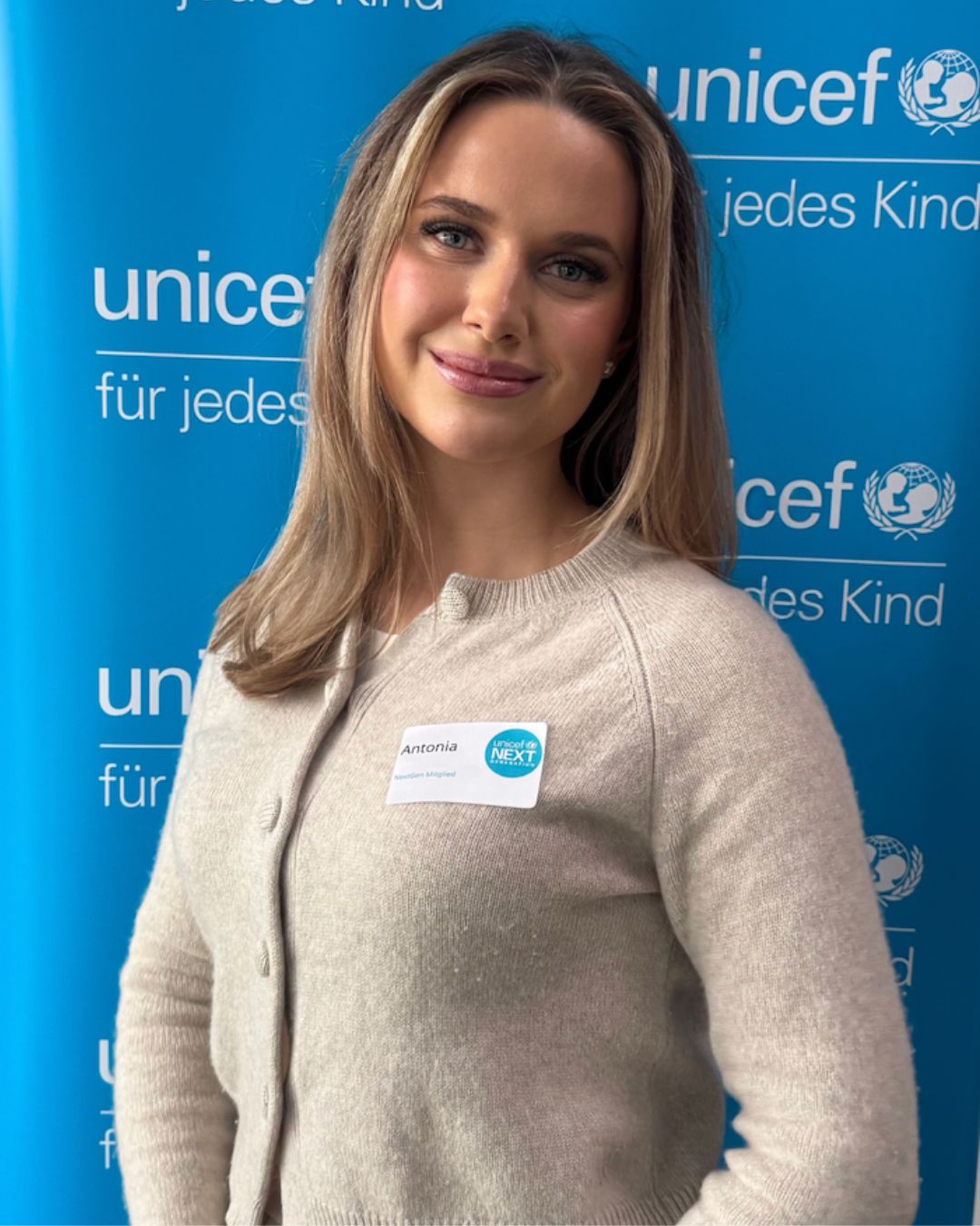 Antonia at UNICEF
